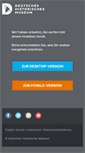 Mobile Screenshot of dhm.de